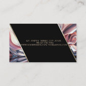 高モダンヒール抽象芸術 名刺 (裏面)
