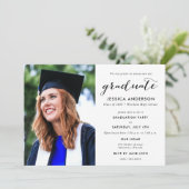 高モダン校卒業パーティーの写真 招待状 (スタンド正面)