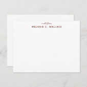 高モダン級金ゴールド文房具 ノートカード (正面/裏面)