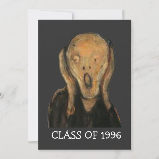 高ユーモアのある校又は大学懇親会招待状 招待状 (正面)