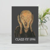 高ユーモアのある校又は大学懇親会招待状 招待状 (スタンド正面)