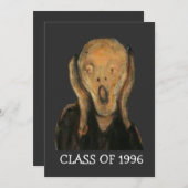 高ユーモアのある校又は大学懇親会招待状 招待状 (正面/裏面)