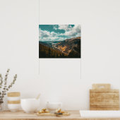 高上//秋の秋カラウッドランズ ポスター (キッチン)