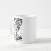 高価で難しく、母親の日を話し合う コーヒーマグカップ (正面左)