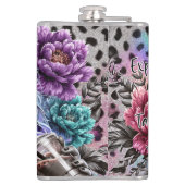 高価で難しく、背筋の良い女性のボス フラスク (裏面)