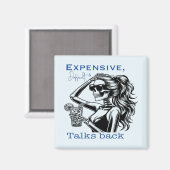 高価で難しく、話し合いを再開 マグネット (正面/裏面)