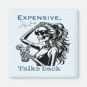 高価で難しく、話し合いを再開 マグネット (正面)