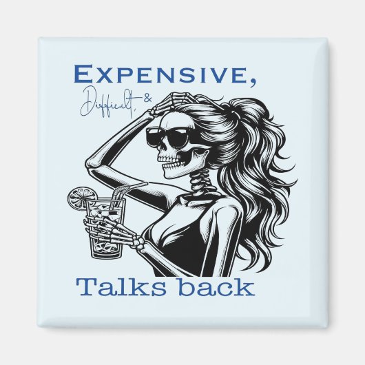 高価で難しく、話し合いを再開 マグネット (正面)