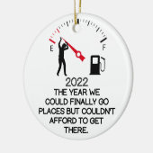 高価なガスジョークおもしろい2022 セラミックオーナメント (左)