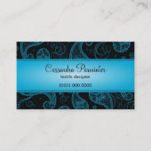 高価なペイズリーの名刺 名刺 (正面)