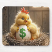 高価な卵を持つベビー マウスパッド (正面)