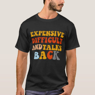 高価な困難と話し戻る母親の日ママ Tシャツ