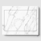 高価な白い大理石のプリント結婚のゲストブック ゲストブック (裏面)