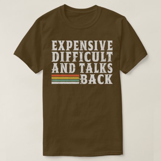 高価な難しい話し合い6 Tシャツ (デザイン正面)
