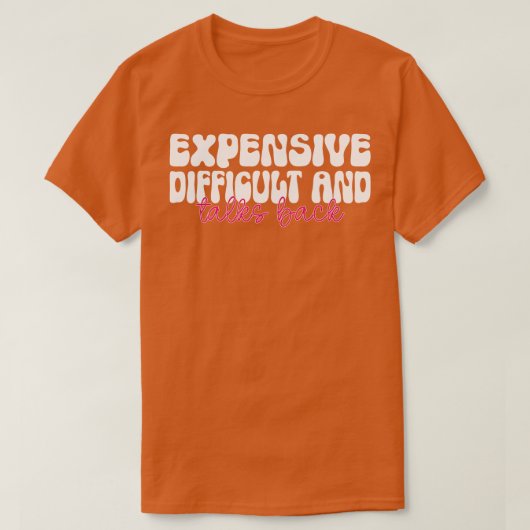 高価な難しい話し合い9 Tシャツ (デザイン正面)