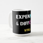 高価(&......)静止 コーヒーマグカップ (正面左)