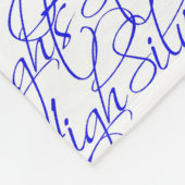 高優れたスクリプト文字IIカスタムフリースブランケット フリースブランケット (角)