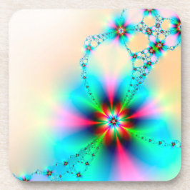 高光沢コースターセットフローラデザイン コースター