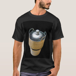 高出力透過真空管ブラックTシャツ Tシャツ