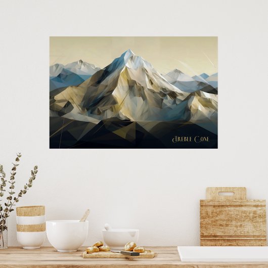 高列円錐 ポスター (キッチン)