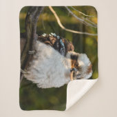 高加原を笑って膨らませた シェルパブランケット (正面)