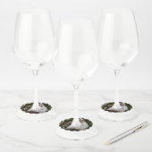 高加原を笑って膨らませた ワイングラスタグ (セット)