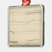 高原ユタを通した構造セクション メタルオーナメント (左)