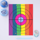 高可視ピストルターゲット チラシ (シングル)