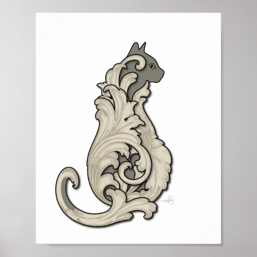 高名ネコ ポスター (正面)