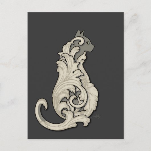 高名ネコ ポストカード (正面)