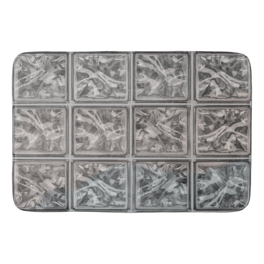 高吸収性ガラスブロックタイルマット バスマット (正面)