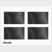 高品位の銀金属 長方形シール (シート)