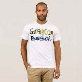 高品質なGraytonのビーチのTシャツ Tシャツ (正面フル)