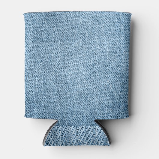 高品質のジーンズ:美しいシームレスなテクスチャ。 缶クーラー (正面)