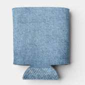 高品質のジーンズ:美しいシームレスなテクスチャ。 缶クーラー (裏面)