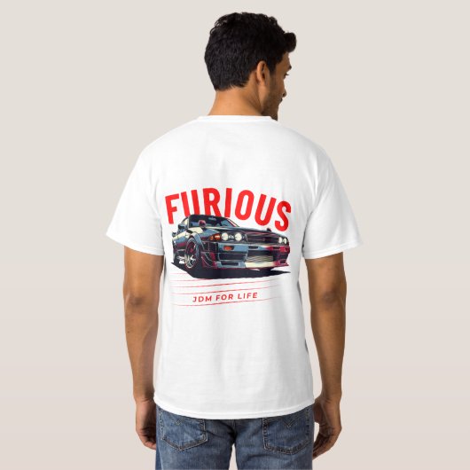 高品質の怒りのTシャツ Tシャツ (裏面フル)