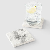 高品質の紙コースターであなたのブランドを高めろ ストーンコースター (横)