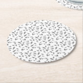 高品質の紙コースターであなたのブランドを高めろ ラウンドペーパーコースター (アングル)