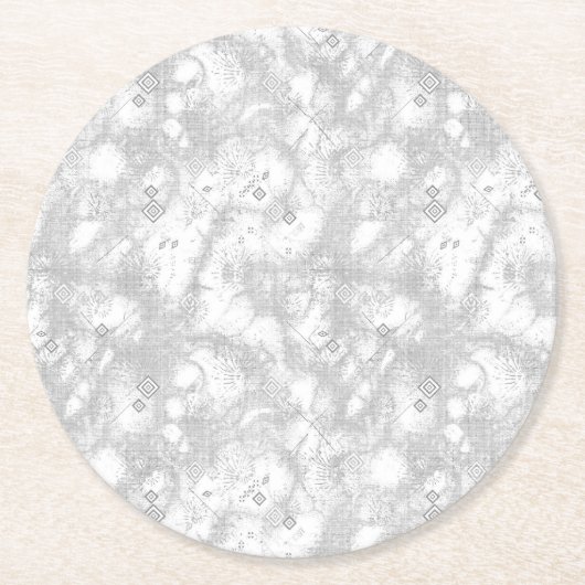 高品質の紙コースターでブランドを高める ラウンドペーパーコースター (正面)