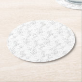 高品質の紙コースターでブランドを高める ラウンドペーパーコースター (アングル)