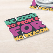 高品質の紙ナプキン スクエアペーパーコースター (アングル)