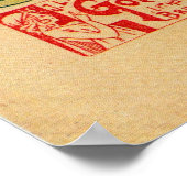 高品質アールヌーボーフランスのアッシンザロベテ ポスター (角)