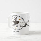 高品質コーヒー コーヒーマグカップ (正面左)