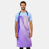 高品質モダン絵画描写抽象芸術の機知 エプロン (着用した状態)