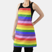 高品質レインボーストライプブライトカラー エプロン (インサイチュ)