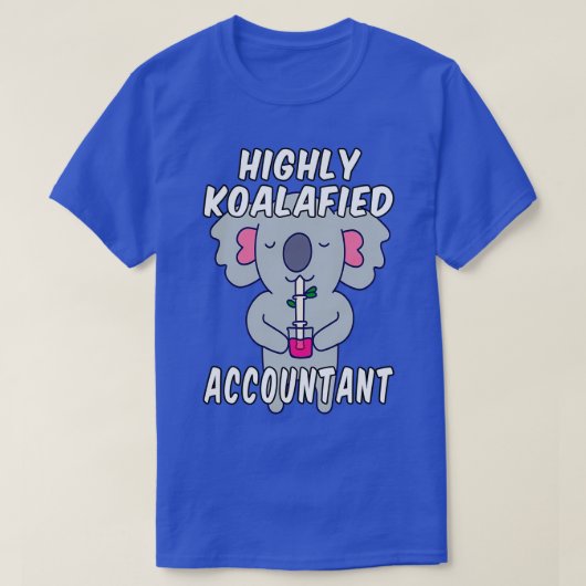 高品質会計士コアラ・プン Tシャツ (デザイン正面)