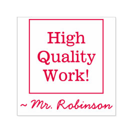 「高品質働け！」 マーキングゴム印 セルフインキングスタンプ