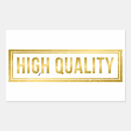 高品質 長方形シール