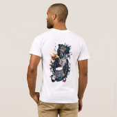 高品質Tシャツ | トレンディで丈夫で快適 Tシャツ (裏面フル)