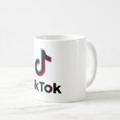 高品質TikTokマグカップ コーヒーマグカップ (正面右)